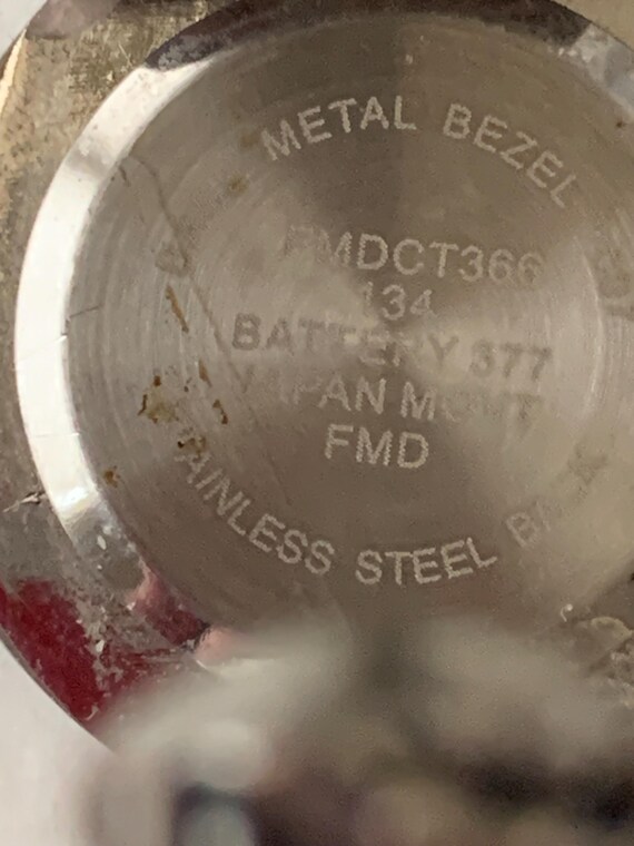 Hinged Silvertone Bangle Watch - image 4