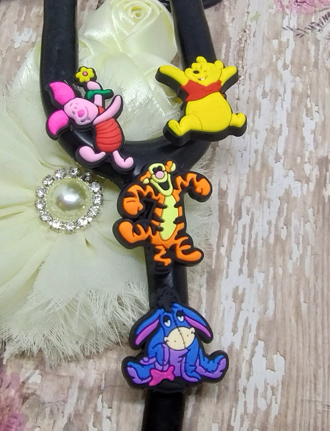 Add Some Fun to Your Stethoscope, Pooh and Friends kidfriendly Badge