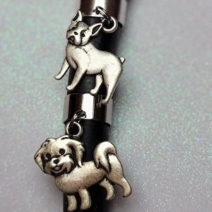 Amuleto de estetoscopio: ¡Agregue un poco de diversión a su estetoscopio, etiqueta de amuleto de estetoscopio de perros LINDOS! ¡Excelente regalo para enfermeras!