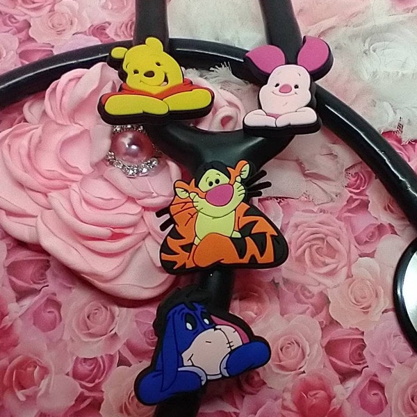 Stethoscope charm-Add some fun! to your Stethoscope, Pooh and Friends -Kid-Friendly  CUTE Kid Friendly cartoon Doctor   Nurse Pediatric