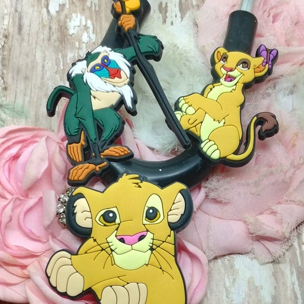 Stethoscope charm-Add some fun! to your Stethoscope, Large cartoon lion set Stethoscope  CUTE Kid Friendly cartoon Doctor   Nurse Pediatric