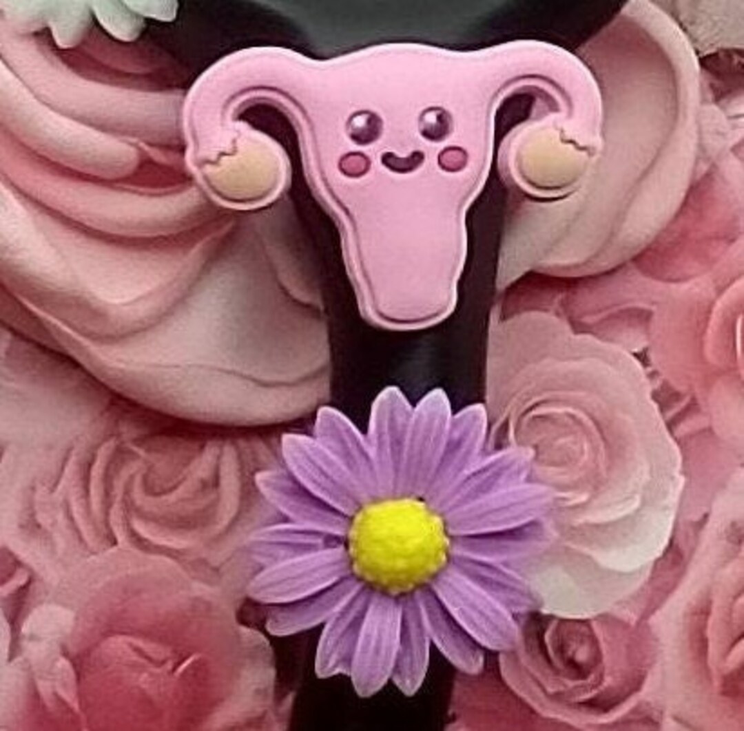 Add Some Fun to Your Stethoscope, Uterus Add a Flower Stethoscope Tag