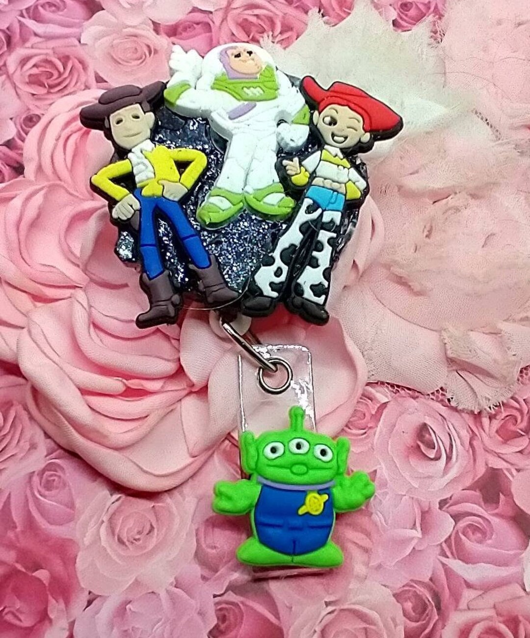 CUTE Kid Friendly Cartoon Badge Reel, Toy Story Pediatric Add Some FUN ...