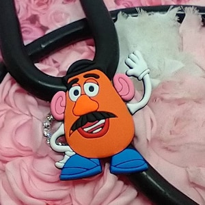 Stethoscope charm-Add some fun! to your Stethoscope,  Stethoscope  tag  CUTE Kid Friendly cartoon Doctor   Nurse Pediatric