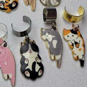 Stethoscope charm-Add some fun! to your Stethoscope, CUTE Kitty cat Stethoscope charm tag With Free Flower!  Great Nurse gift!