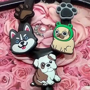 dogs Stethoscope charm-Add some fun! to your Stethoscope, CUTE  Dog and Paw Stethoscope charm tag  CUTE Kid Friendly cartoon  Pediatric