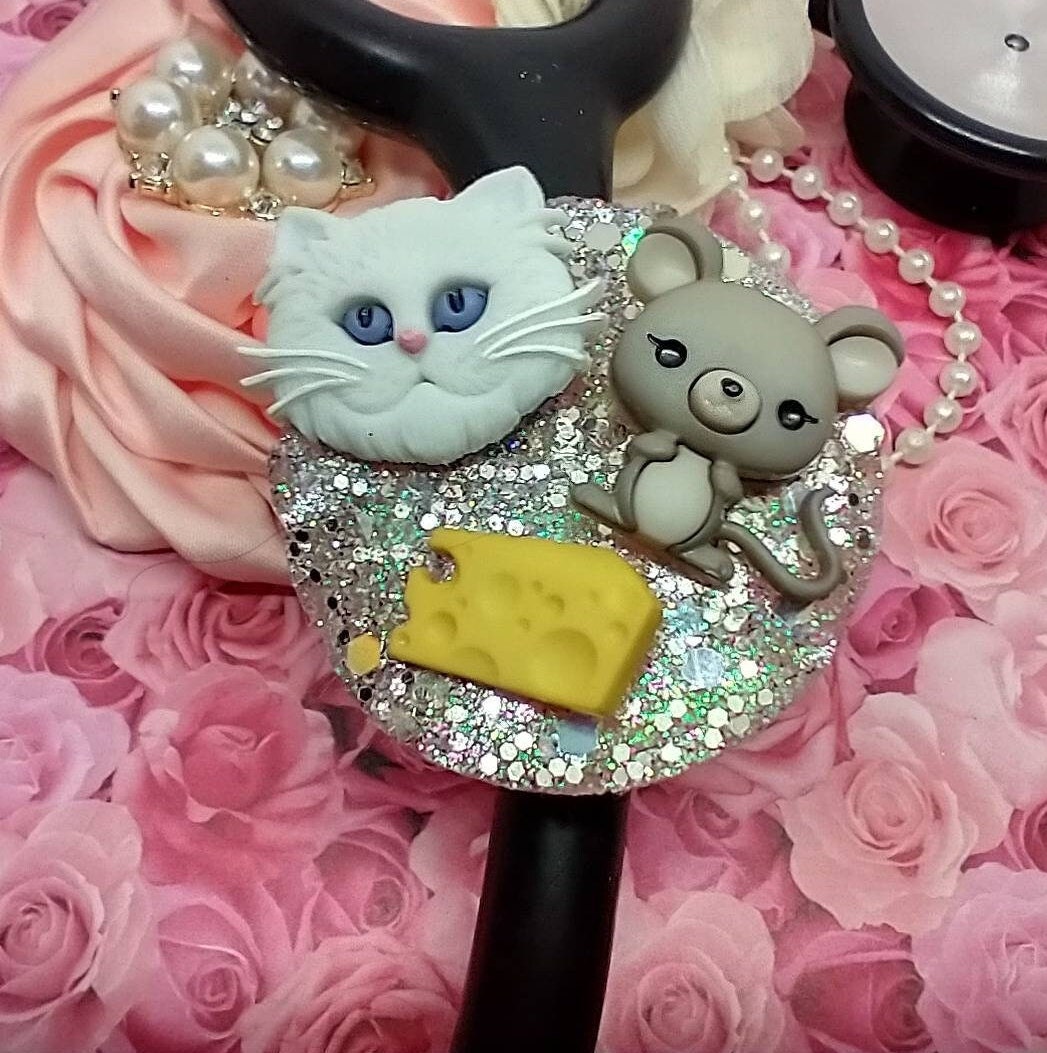 Stethoscope Cat EMT & Vet Tech or Nurse Charms Stethoscope Etsy UK