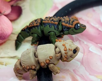 Gecko  3D movable!  some FUN to your Stethoscope Charm-Add some fun! to your Stethoscope,    Great Nurse gift!