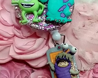 CUTE Kid Friendly cartoon Badge Holder,   badge reel Pediatric -Badge Reel-Alligator clip-Nurse Badge, Nurse Badge retractable