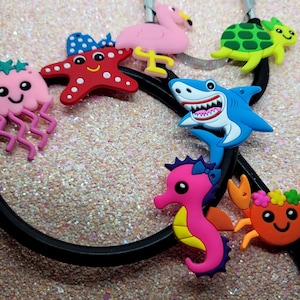 Octopus-Shark-seahorse-crab-starfish-so Cute Stethoscope Kid Friendly Stethoscope tag, Pediatric Stethoscope Charms for Healthcare Workers
