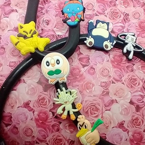 Amuleto de estetoscopio: ¡agregue un poco de diversión a su estetoscopio! Etiqueta de estetoscopio Heros LINDO dibujo animado apto para niños Pediatría