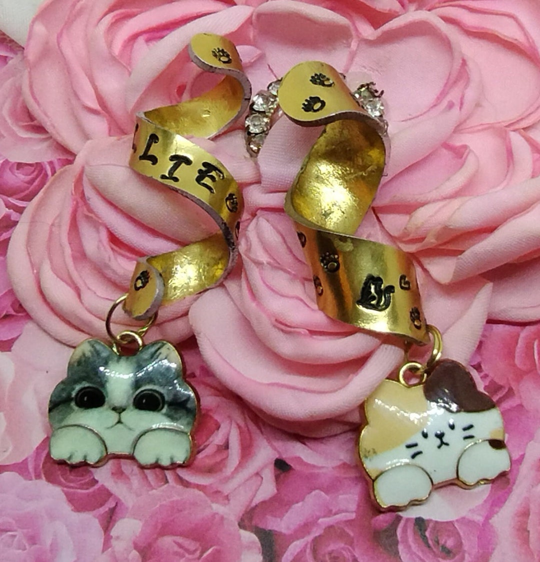 Stethoscope Name Kitty Cat Stethoscope Tag, Nurse Vet Tech, Medical