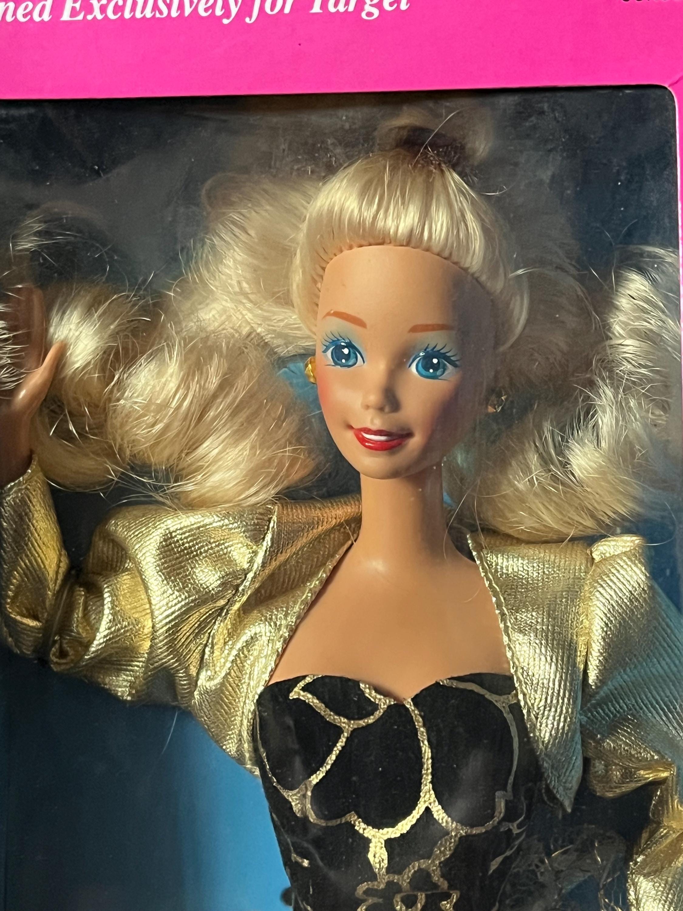 Golden Evening Barbie NRFB - Etsy