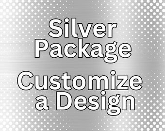 Custom Design Silver Package: Tumblers, Clothing, Logos (PNG Digital Download)