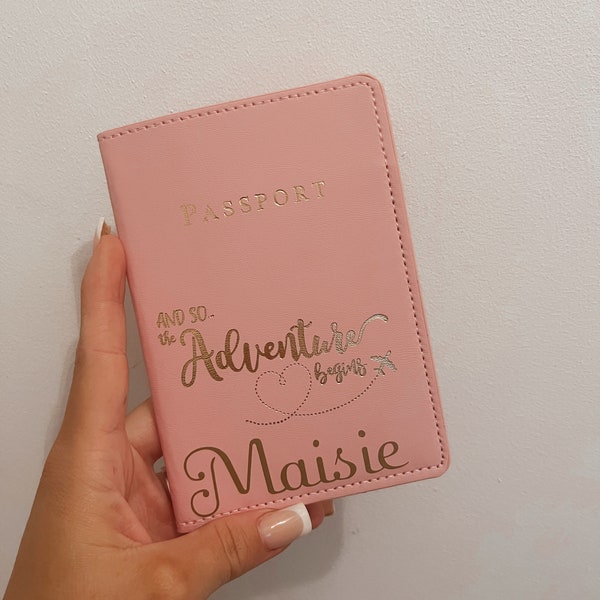 Personalised passport covers