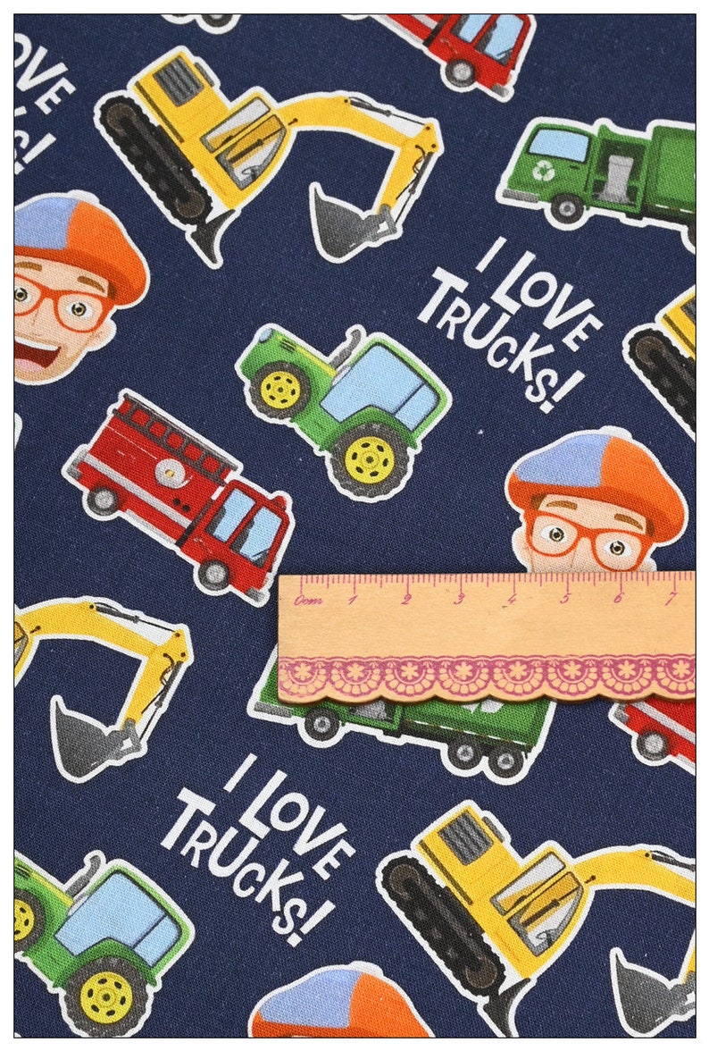 Blippi Fabric Cartoon Cotton Fabric Quilting Masks by Etsy Singapore
