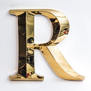 Prismatic letters 3D lettering custom advertising from the manufacturer, signs, channel letters image 1