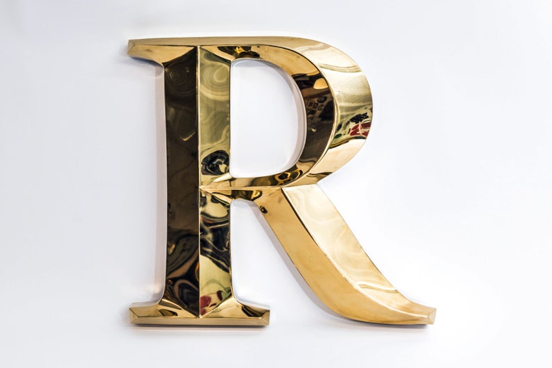 Prismatic letters 3D lettering custom advertising from the manufacturer, signs, channel letters image 1