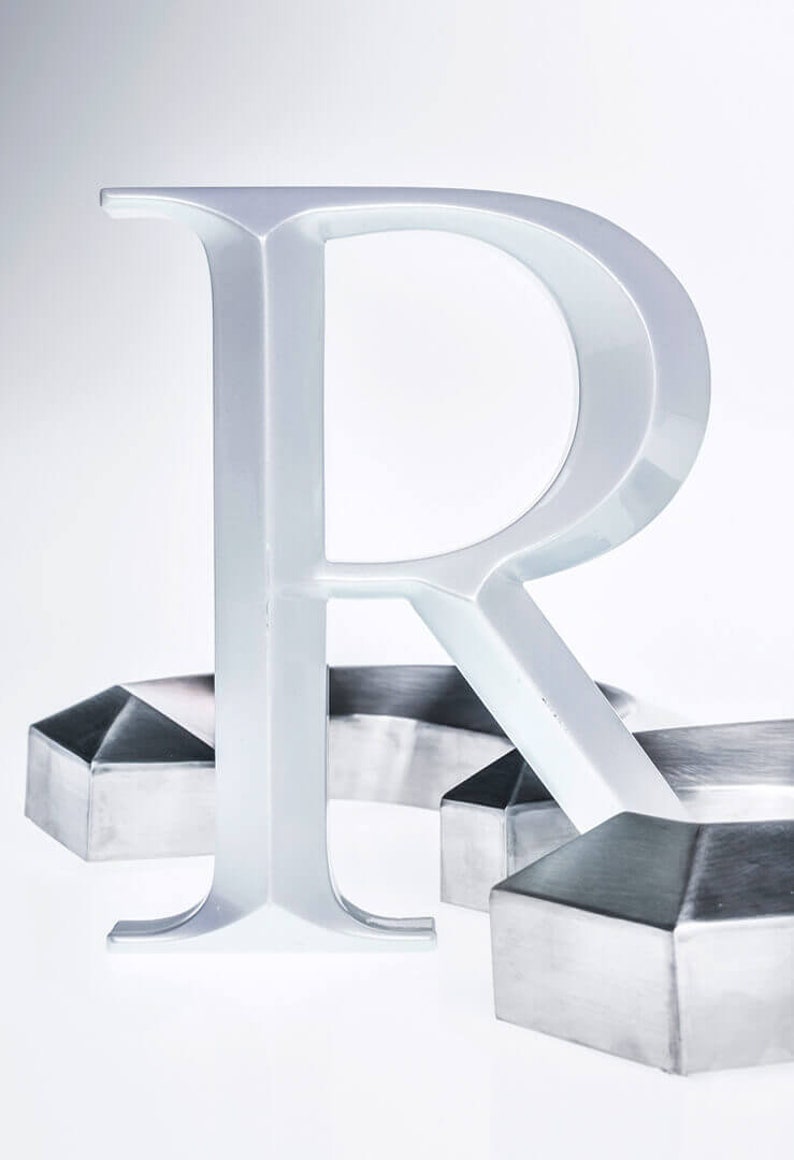 Prismatic letters 3D lettering custom advertising from the manufacturer, signs, channel letters image 9