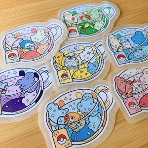 Cute Animal Stickers | Waterproof Laptop iPad Bullet Journal Planner Kawaii Die Cut Glossy Stickers