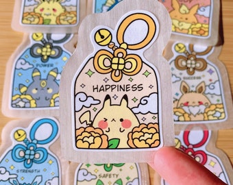 Cute Animal  Charm Stickers | Waterproof Laptop iPad Bullet Journal Planner Kawaii Die Cut Glossy Stickers