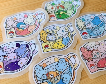 Adesivi carini per animali / Adesivi lucidi fustellati kawaii impermeabili per laptop e iPad Bullet Journal Planner