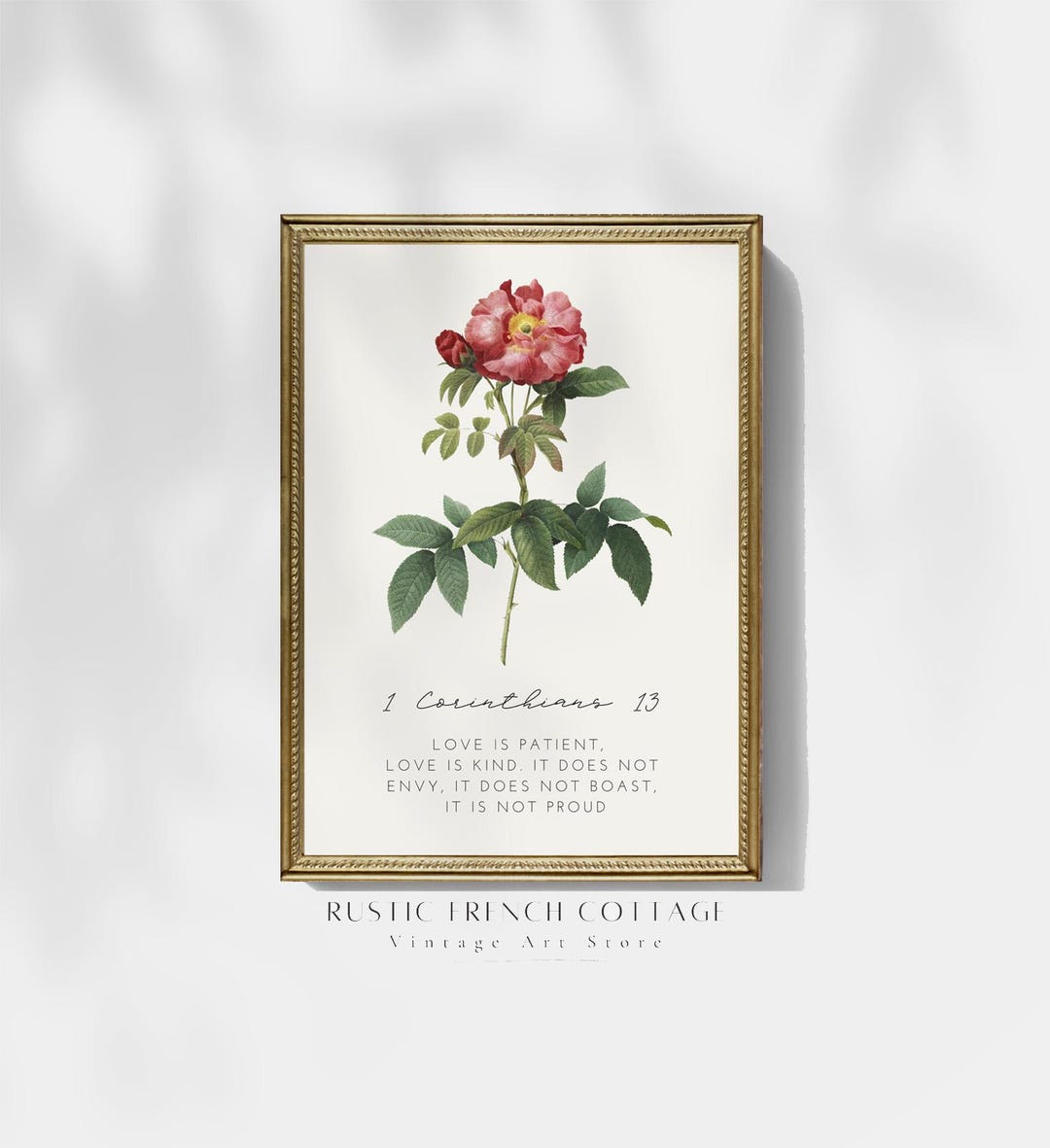 Faith-based Wall Decor | Corinthians Printable Scripture Art | Bible ...
