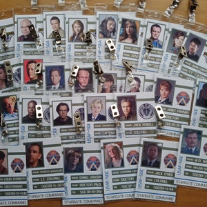 Colección de accesorios para cosplay de la película Stargate: SG-1, tripulación de Atlantis