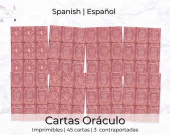 Printable Oracle Cards | Oracle Cards | Deck of Oracle cards | Printable Oracle | Oracle digital charts