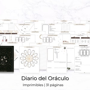 Diario del Oráculo | Oráculo Journal | Oracle Journal Spanish | Diario Cartas Oráculo Español | Oracle Card Journal Spanish |