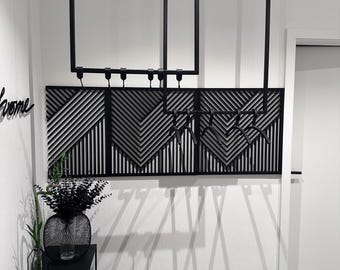 Kleiderstange nach Maß, Garderobe, Garderobenstange, Kleiderstange für die Decke, Flur, Schlafzimmer, Handtuchhalter, Badezimmer, Aus Metall