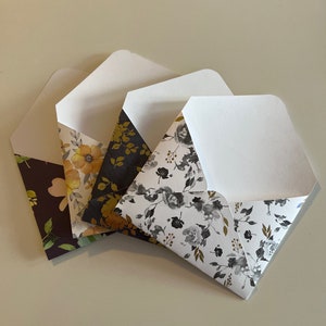 Handmade envelopes, set of 2 envelopes, gift envelopes, greeting card envelope.