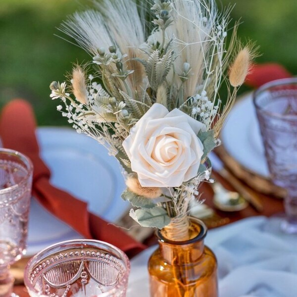 Dried Flower Wedding Centerpieces Etsy