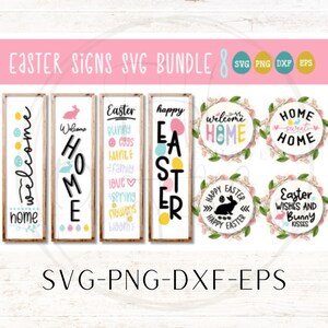 Easter SVG Bundle for Farmhouse Signs and Decals, Commercial Use