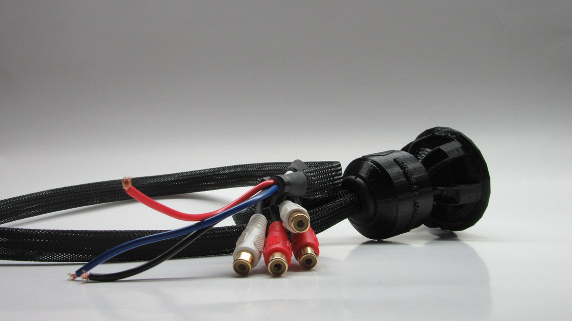 RCA Bass Knob Mini Subwoofer With Voltage Meter Etsy
