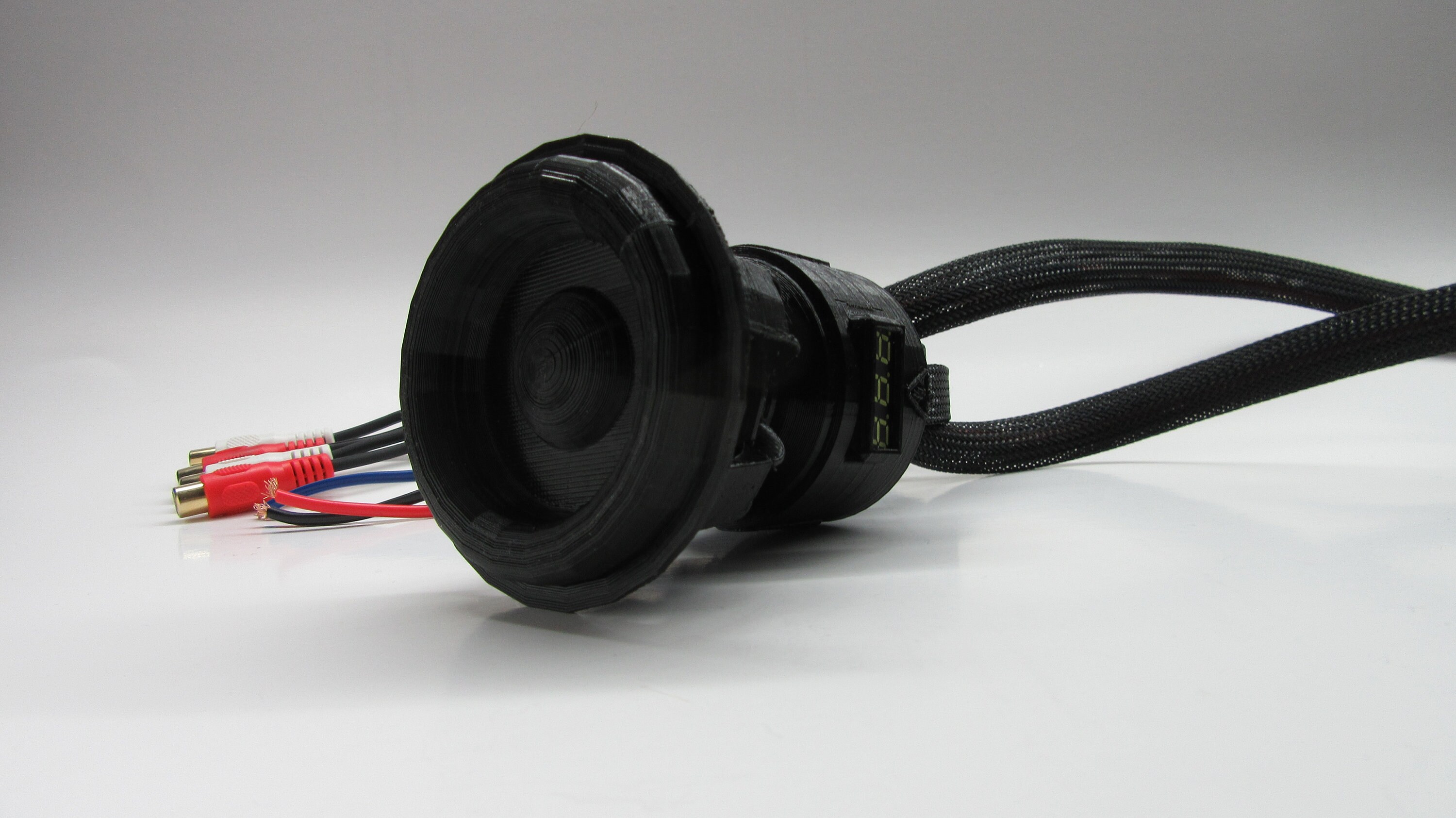 RCA Bass Knob Mini Subwoofer With Voltage Meter Etsy