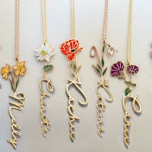 Naszyjnik z imieniem z okazji narodzin: spersonalizowana biżuteria, prezent na Boże Narodzenie