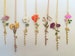 Personalized Birth Flower Necklace Custom Name Necklace Floral Name Necklace Custom Name Jewelry, Birthday Gifts Personalized Gift For Her 