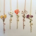 Personalized Birth Flower Necklace Custom Name Necklace Floral Name Necklace Custom Name Jewelry, Birthday Gifts Personalized Gifts For Her 