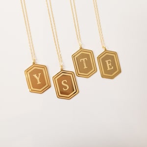 Personalized Initial Necklace: Sterling Silver Minimalist Jewelry
