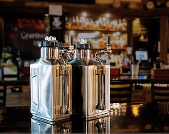 CO2 Pressurized ( Carbonated ) Growler 64oz & 128oz - Free Engraving!