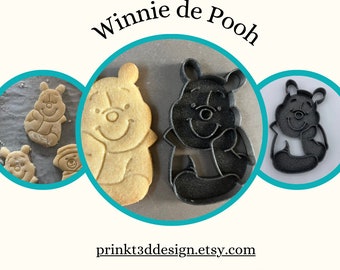 Winnie de Poeh | Uitdrukvormpje | Koekjes uitsteker | Winnie de Poeh koekjessnijder