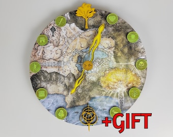 Reloj de mapa personalizado inspirado en Elden Ring + REGALO