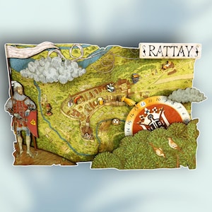 Kingdom Come INSPIRED wandklok met 24-uurs wijzerplaat - Type 1 - RATTAY + GIFT
