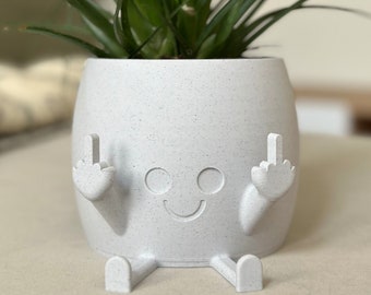 Funny 3D Printed Plant Pot: Cheeky Indoor Planter - Gag Gift