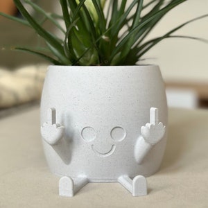 Funny 3D Printed Plant Pot: Cheeky Gag Gift for Plant Lovers