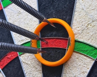 Darts Übungsringe Set (7 Ringe 10–70 mm) | Dartscheibe Zielgenauigkeits-Trainer | Inklusive 7 Pins & Spielanleitung | Geschicklichkeitspräzisionstraining