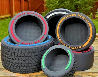 F1 Tyre Custom Pflanztopf: Racing Geschenk