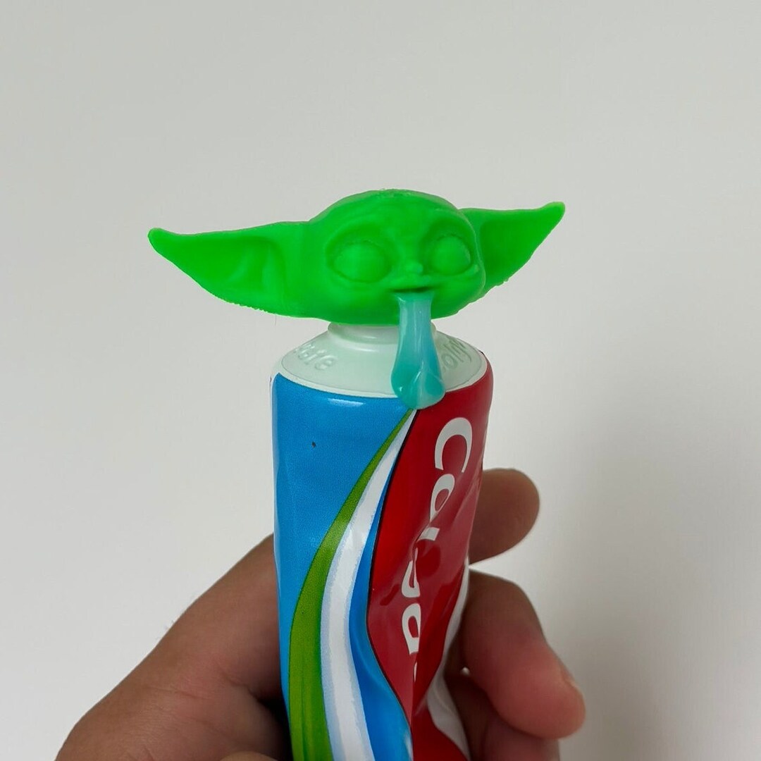 Baby Yoda Toothpaste Cap Star Wars gag Gift Funny Fun Etsy