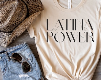 Latina Power Shirt | Feminista | Latina Feminist | Ausgebildete Latina | Chingona Shirt | Latina AF